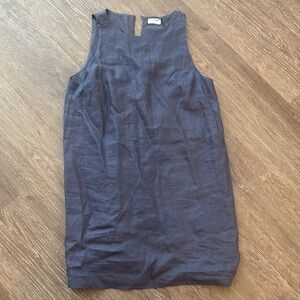 Aritzia Linen Sleeveless Mini Dress